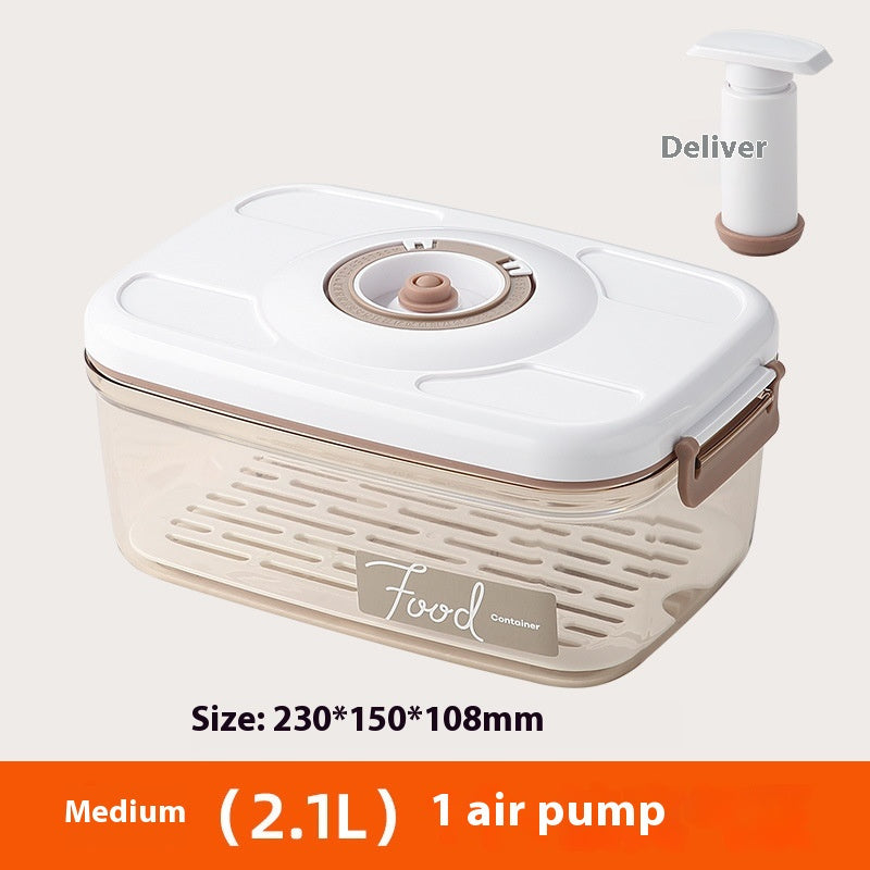 Food Vacuum Storage Box With Free Vacuum Kitchen Sealer Container Transparent Organization Sealed Tank Cans Lunch Box Gift