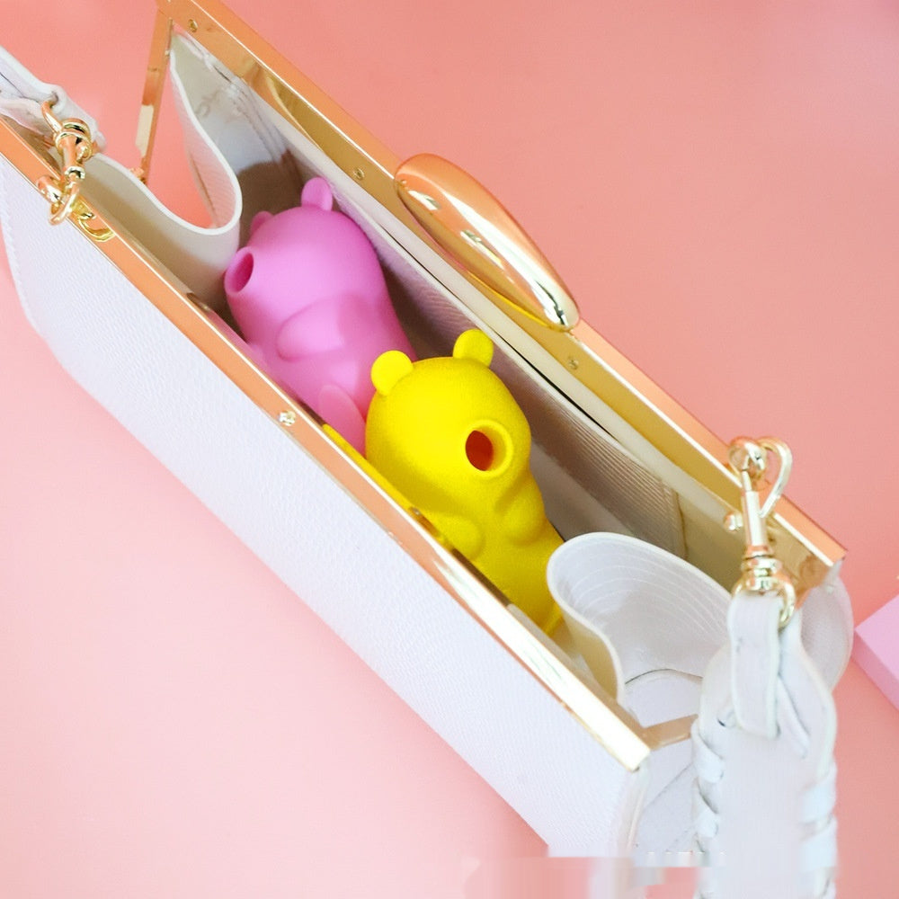 Toy Cute Bear Sucking Massage Device